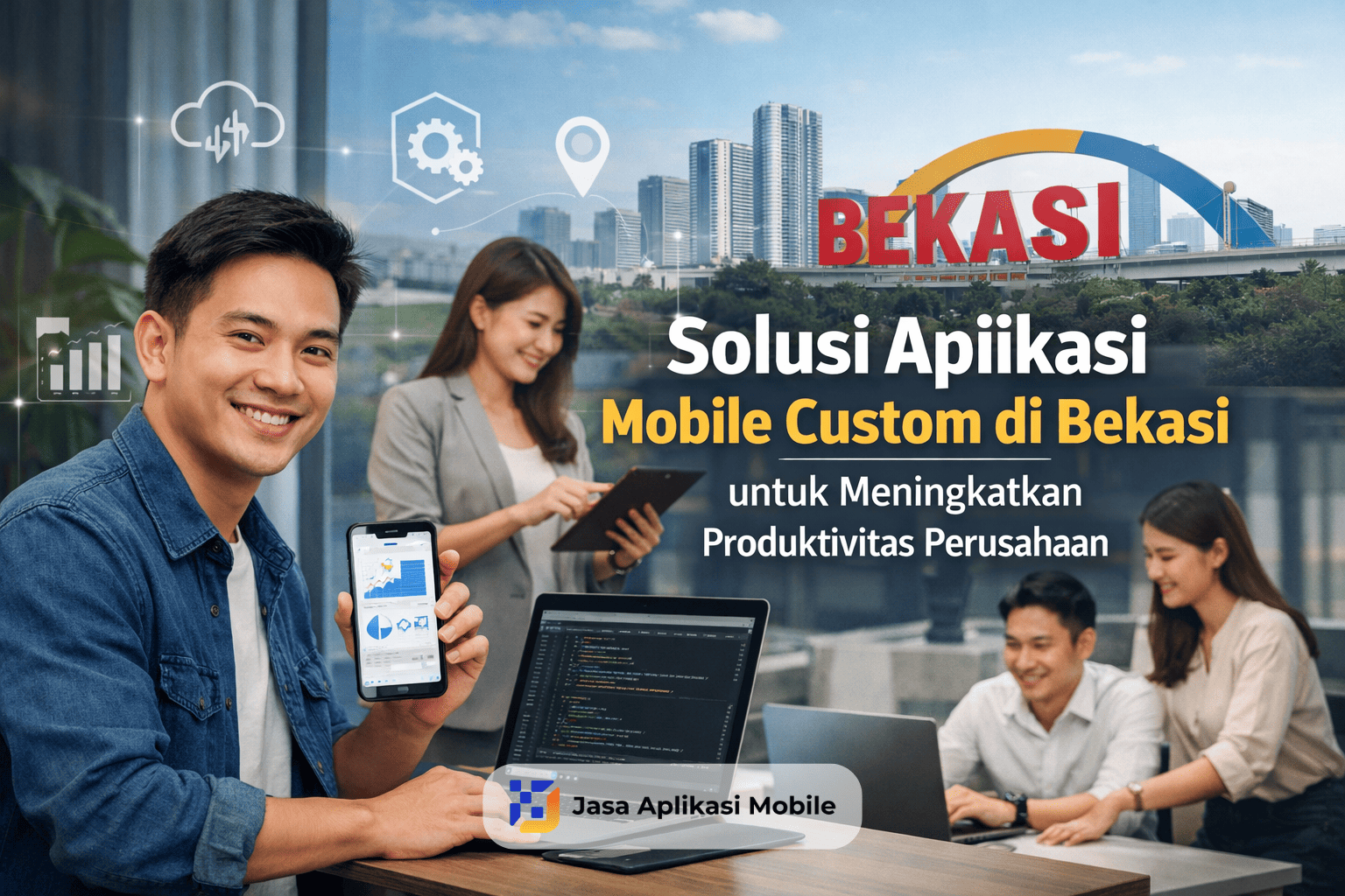 Solusi Aplikasi Mobile Custom di Bekasi untuk Meningkatkan Produktivitas Perusahaan